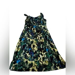 a.n.a Blue and Green Sundress